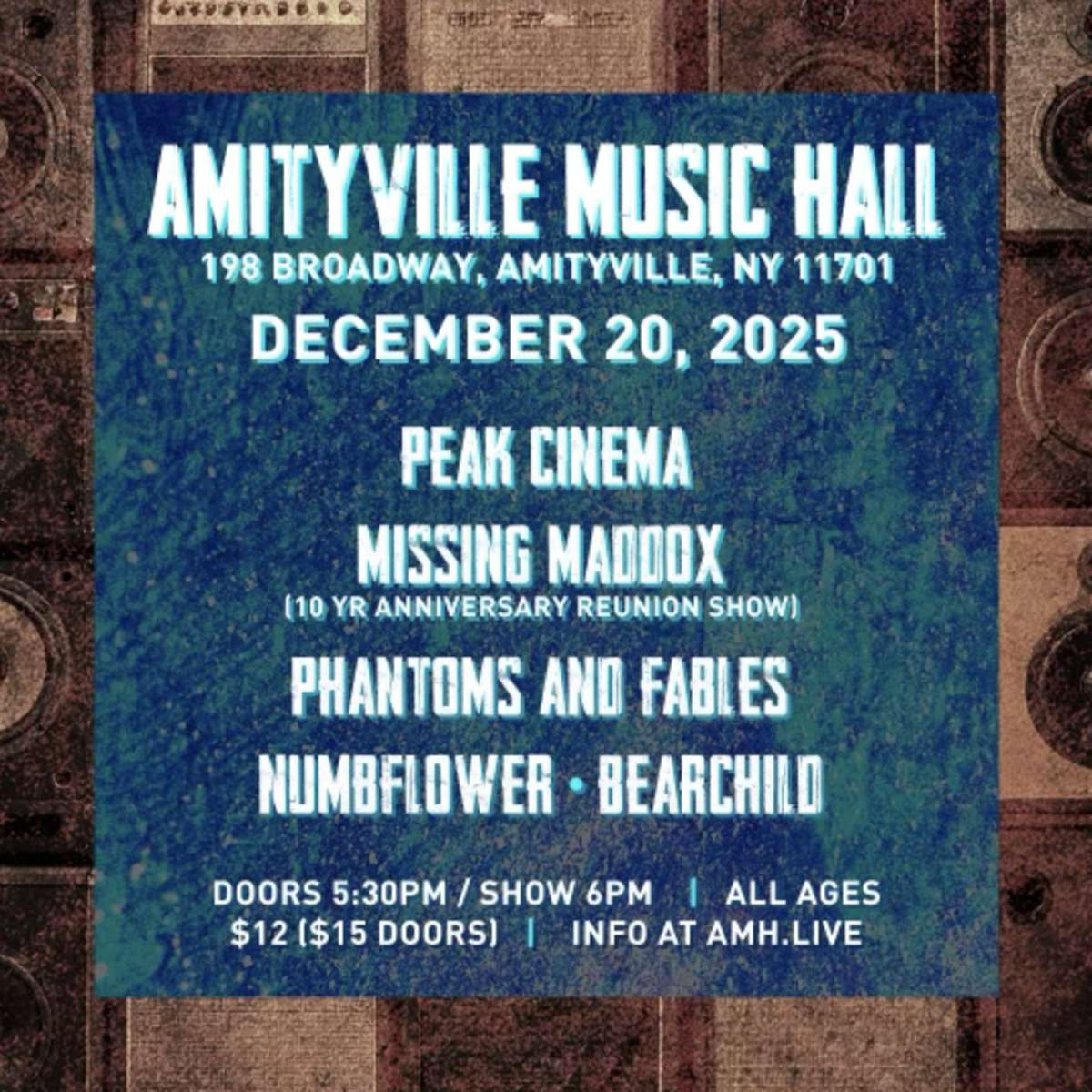 Missing Maddox 10 Year Anniversary Reunion Show! - Amityville